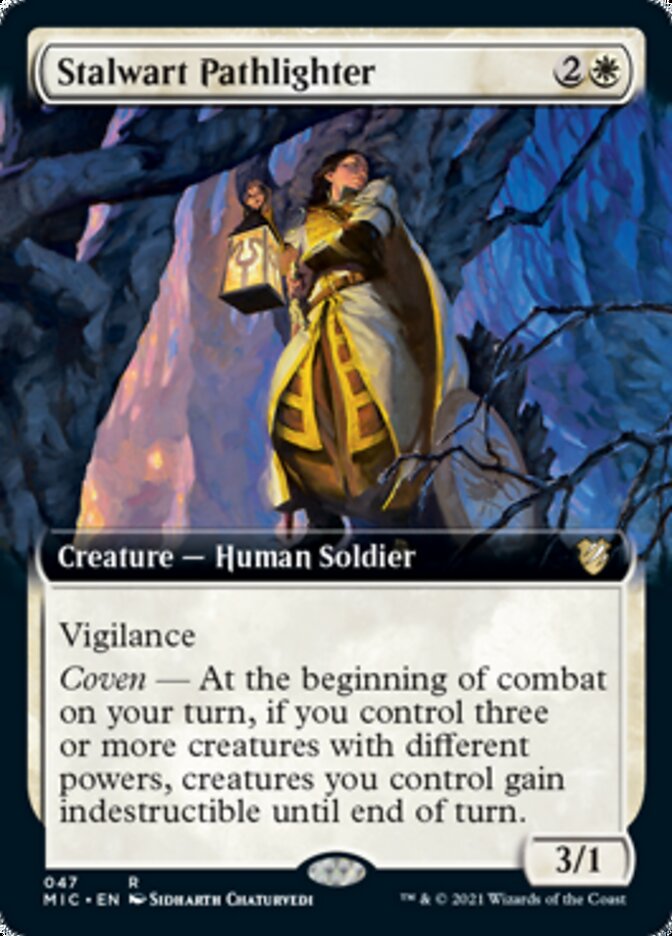 Stalwart Pathlighter (Extended) [Innistrad: Midnight Hunt Commander] | Fandemonia Ltd