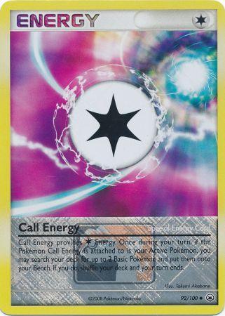 Call Energy (92/100) (League Promo) [Diamond & Pearl: Majestic Dawn] | Fandemonia Ltd