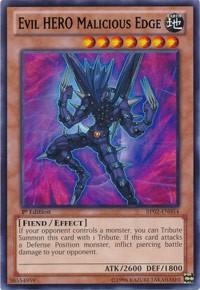 Evil HERO Malicious Edge [BP02-EN054] Rare | Fandemonia Ltd