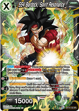 SS4 Bardock, Spirit Resonance (BT14-122) [Cross Spirits] | Fandemonia Ltd