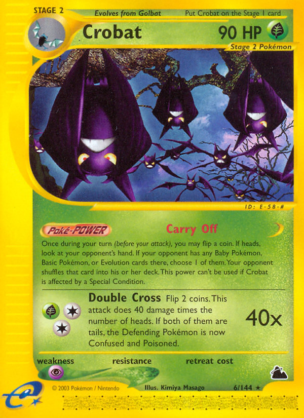 Crobat (6/144) [Skyridge] | Fandemonia Ltd