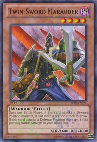 Twin-Sword Marauder [BP02-EN079] Mosaic Rare | Fandemonia Ltd