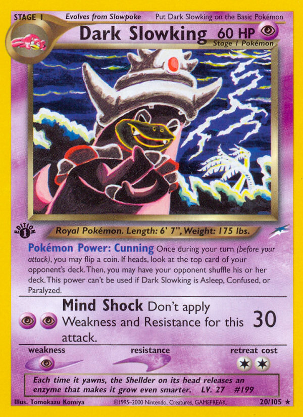 Dark Slowking (20/105) [Neo Destiny 1st Edition] | Fandemonia Ltd