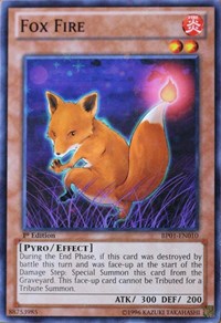 Fox Fire [BP01-EN010] Starfoil Rare | Fandemonia Ltd