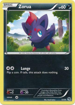 Zorua (13/30) [Black & White: Trainer Kit - Zoroark] | Fandemonia Ltd