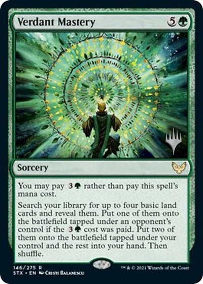 Verdant Mastery (Promo Pack) [Strixhaven: School of Mages Promos] | Fandemonia Ltd