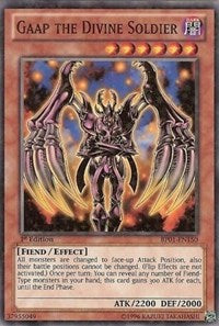 Gaap the Divine Soldier [BP01-EN150] Starfoil Rare | Fandemonia Ltd