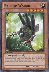 Backup Warrior [BP01-EN159] Starfoil Rare | Fandemonia Ltd