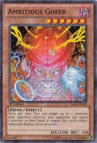 Ambitious Gofer [BP01-EN160] Starfoil Rare | Fandemonia Ltd