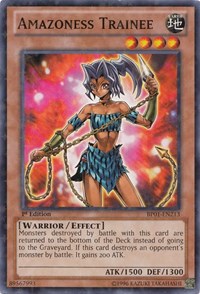 Amazoness Trainee [BP01-EN213] Starfoil Rare | Fandemonia Ltd