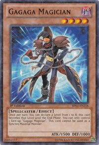 Gagaga Magician [BP01-EN218] Starfoil Rare | Fandemonia Ltd