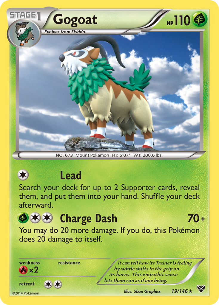 Gogoat (19/146) [XY: Base Set] | Fandemonia Ltd