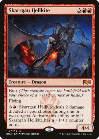 Skarrgan Hellkite [Ravnica Allegiance Promos] | Fandemonia Ltd