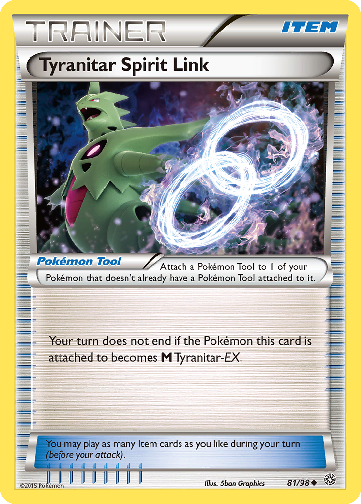 Tyranitar Spirit Link (81/98) [XY: Ancient Origins] | Fandemonia Ltd