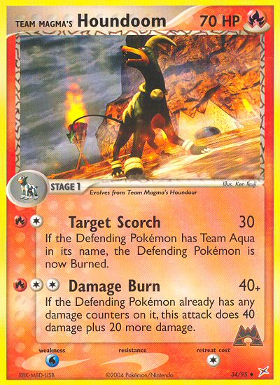 Team Magma's Houndoom (34/95) [EX: Team Magma vs Team Aqua] | Fandemonia Ltd