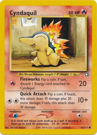 Cyndaquil (57/111) [Neo Genesis Unlimited] | Fandemonia Ltd