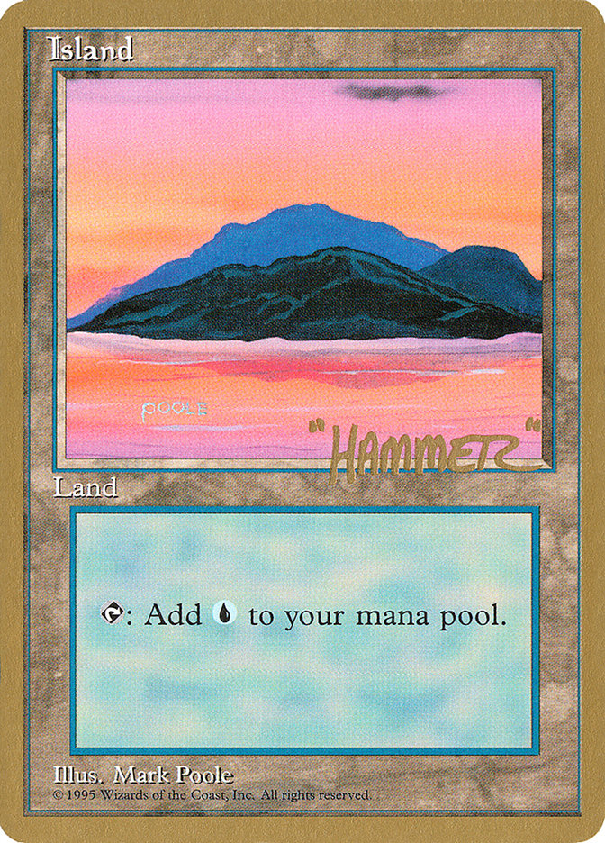 Island (shr369) (Shawn "Hammer" Regnier) [Pro Tour Collector Set] | Fandemonia Ltd