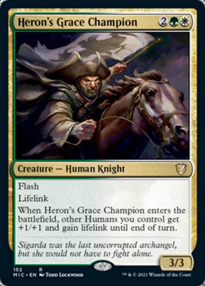 Heron's Grace Champion [Innistrad: Midnight Hunt Commander] | Fandemonia Ltd