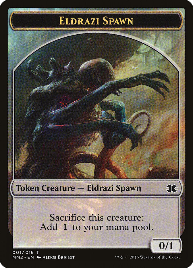 Eldrazi Spawn (001/016) [Modern Masters 2015 Tokens] | Fandemonia Ltd