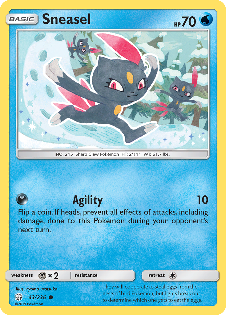 Sneasel (43/236) [Sun & Moon: Cosmic Eclipse] | Fandemonia Ltd