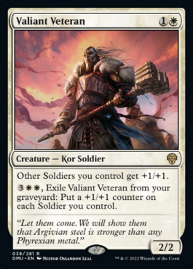 Valiant Veteran [Dominaria United] | Fandemonia Ltd