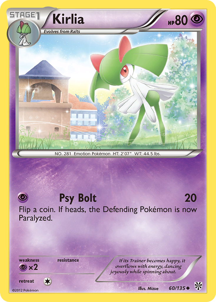 Kirlia (60/135) [Black & White: Plasma Storm] | Fandemonia Ltd