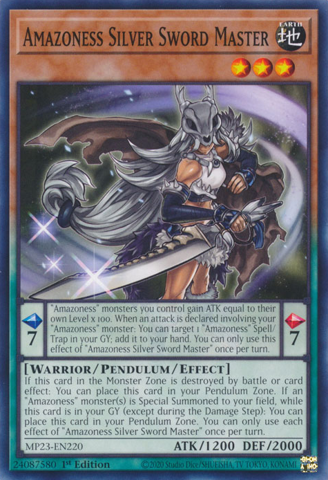 Amazoness Silver Sword Master [MP23-EN220] Common | Fandemonia Ltd