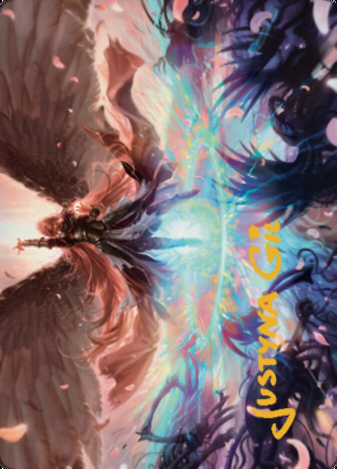 Iridian Maelstrom Art Card (Gold-Stamped Signature) [Dominaria United Art Series] | Fandemonia Ltd