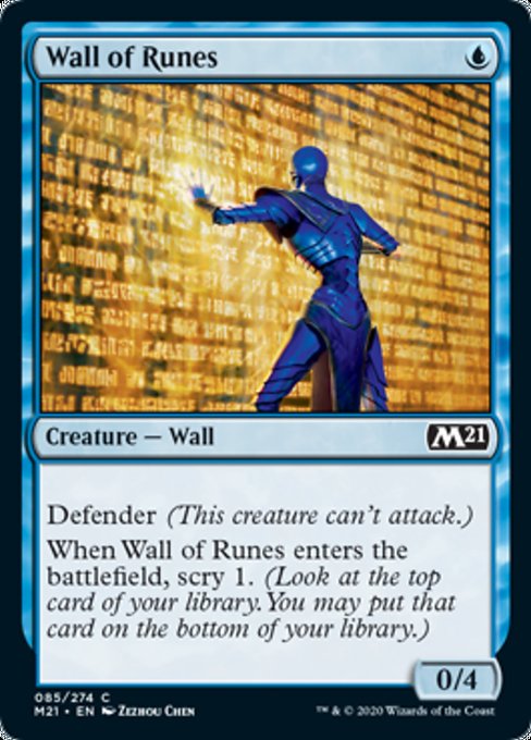 Wall of Runes [Core Set 2021] | Fandemonia Ltd