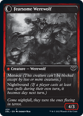 Fearful Villager // Fearsome Werewolf [Innistrad: Double Feature] | Fandemonia Ltd