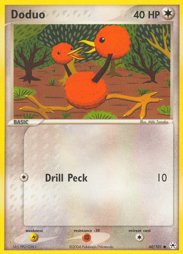 Doduo (60/101) [EX: Hidden Legends] | Fandemonia Ltd