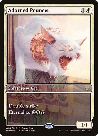 Adorned Pouncer [Hour of Devastation Promos] | Fandemonia Ltd