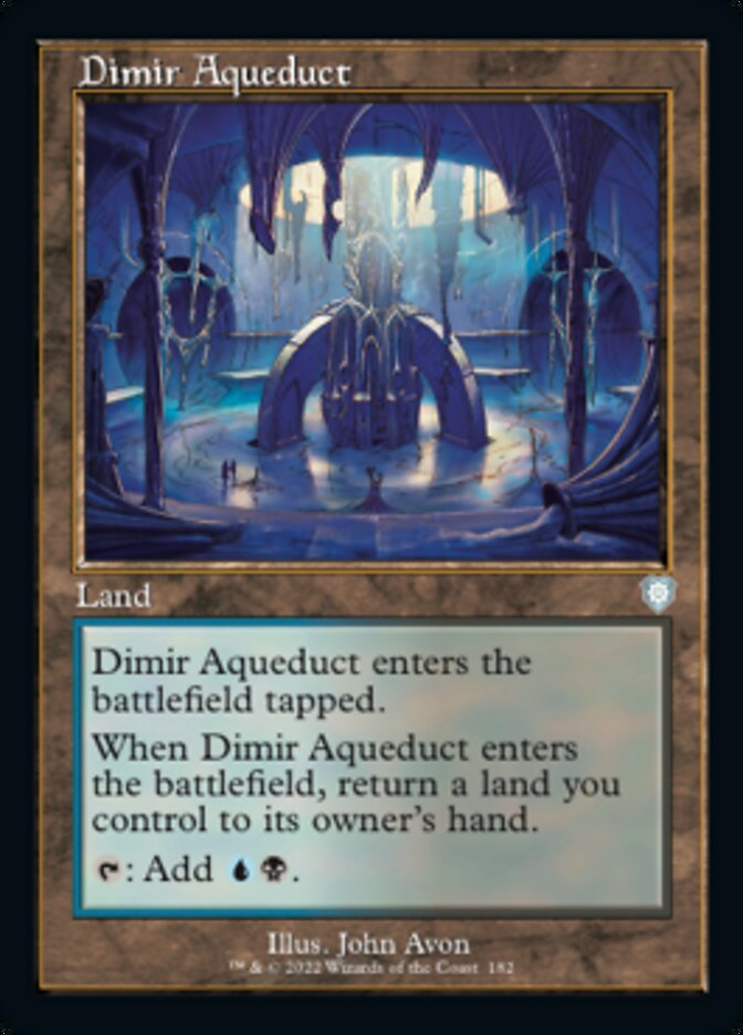 Dimir Aqueduct (Retro) [The Brothers' War Commander] | Fandemonia Ltd