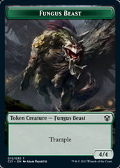 Demon // Fungus Beast Token [Commander 2021 Tokens] | Fandemonia Ltd