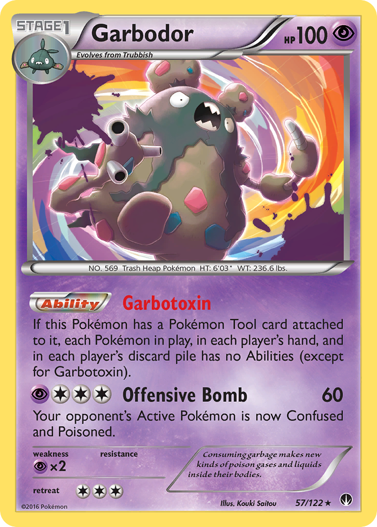 Garbodor (57/122) [XY: BREAKpoint] | Fandemonia Ltd