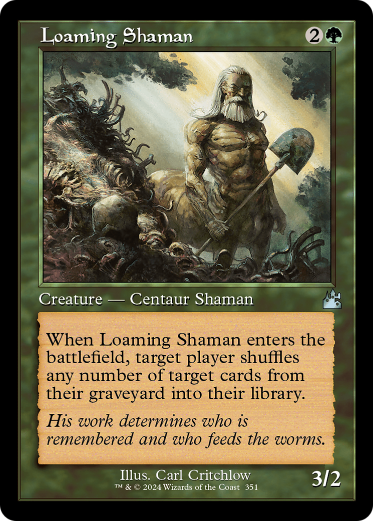 Loaming Shaman (Retro Frame) [Ravnica Remastered] | Fandemonia Ltd