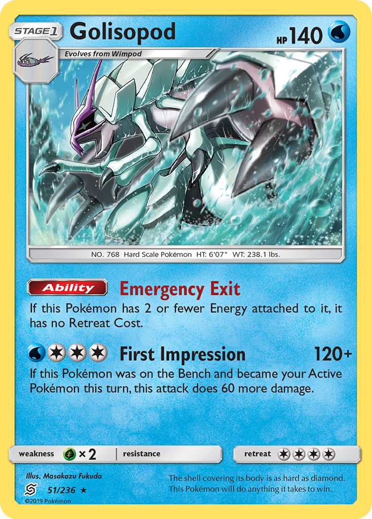 Golisopod (51/236) [Sun & Moon: Unified Minds] | Fandemonia Ltd