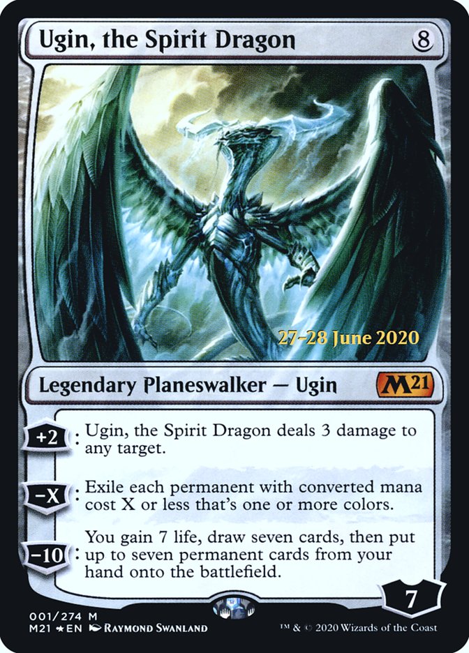 Ugin, the Spirit Dragon  [Core Set 2021 Prerelease Promos] | Fandemonia Ltd