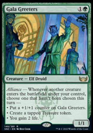 Gala Greeters (Promo Pack) [Streets of New Capenna Promos] | Fandemonia Ltd