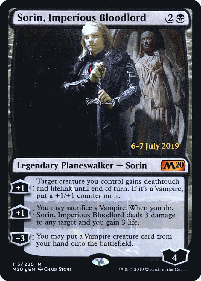 Sorin, Imperious Bloodlord  [Core Set 2020 Prerelease Promos] | Fandemonia Ltd