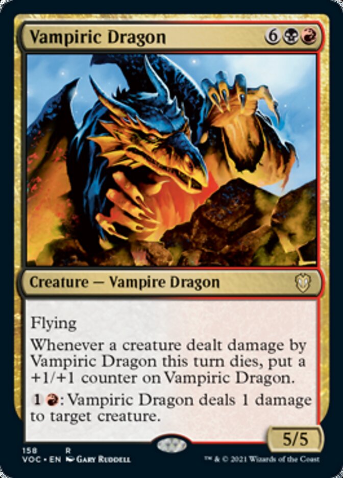 Vampiric Dragon [Innistrad: Crimson Vow Commander] | Fandemonia Ltd