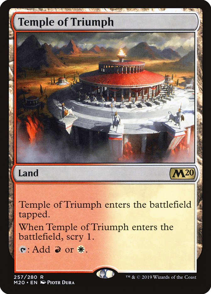 Temple of Triumph [Core Set 2020] | Fandemonia Ltd