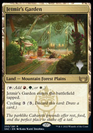 Jetmir's Garden (Promo Pack) [Streets of New Capenna Promos] | Fandemonia Ltd