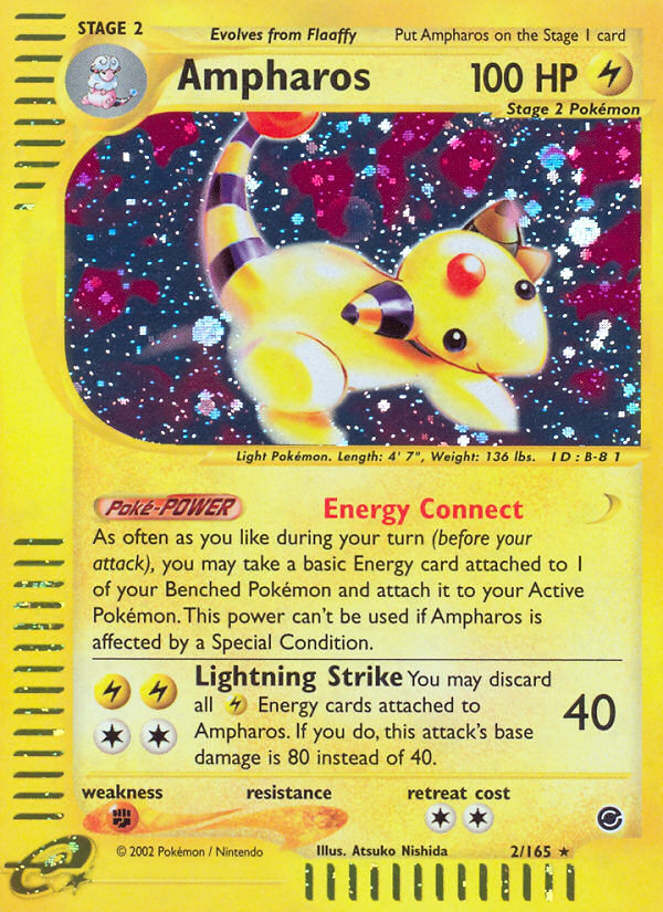 Ampharos (2/165) [Expedition: Base Set] | Fandemonia Ltd