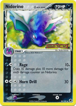 Nidorino (35/101) (Delta Species) (Stamped) [EX: Dragon Frontiers] | Fandemonia Ltd