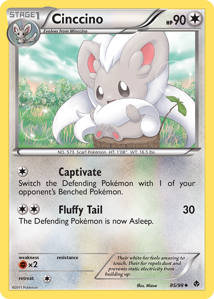 Cinccino (85/98) [Black & White: Emerging Powers] | Fandemonia Ltd