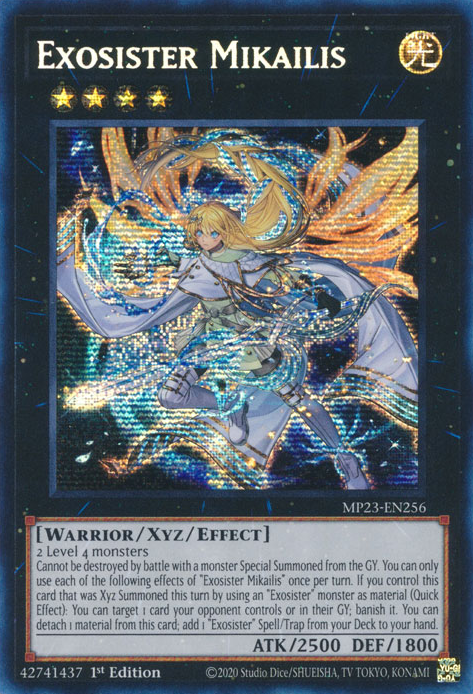 Exosister Mikailis [MP23-EN256] Prismatic Secret Rare | Fandemonia Ltd