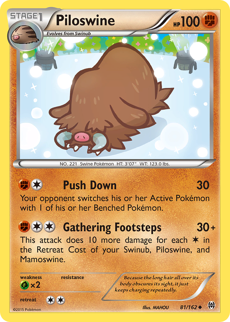 Piloswine (81/162) [XY: BREAKthrough] | Fandemonia Ltd