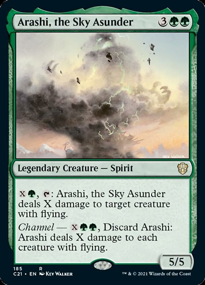 Arashi, the Sky Asunder [Commander 2021] | Fandemonia Ltd