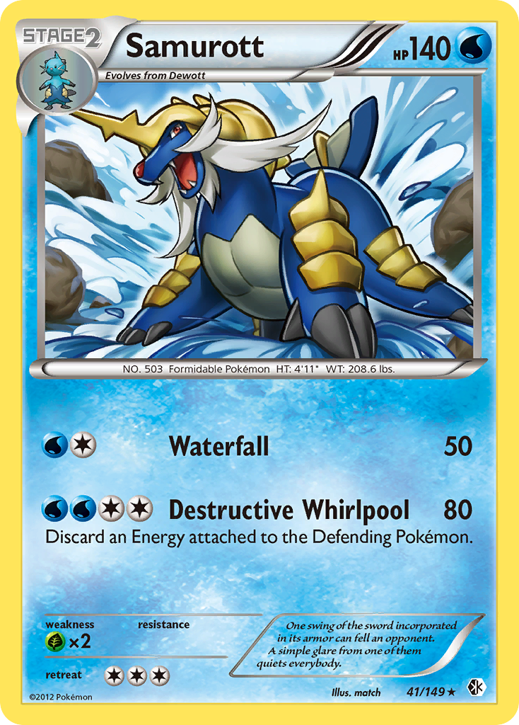 Samurott (41/149) [Black & White: Boundaries Crossed] | Fandemonia Ltd